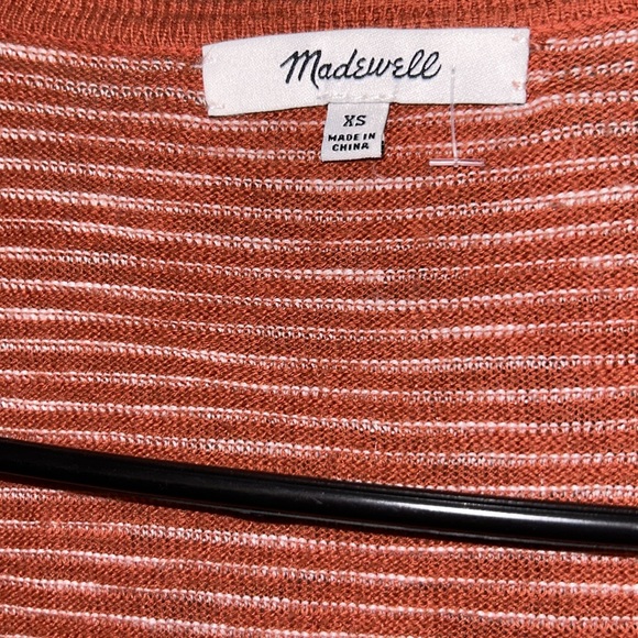 Madewell open front long sleeve cardigan great fall colors,great for holidays - Picture 3 of 6